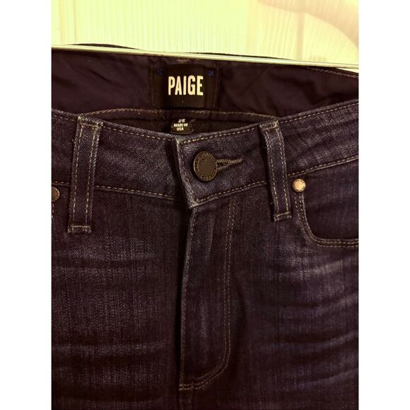 PAIGE Jeans Dark Wash. Size 25 - Picture 2 of 6